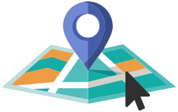Ilustración de un mapa callejero